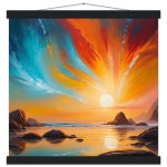 Serene Coastal Sunset – Premium Matte Poster for Zen Living