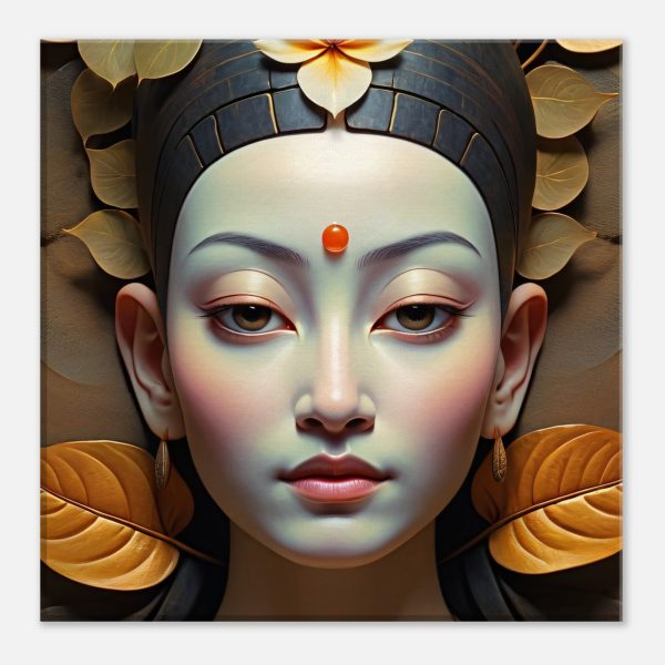 Lotus Crowned Goddess: A Golden Elegance 2