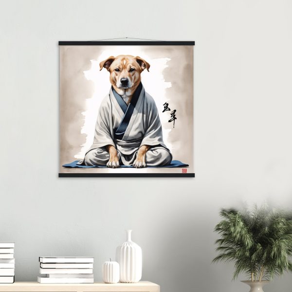 Elevate Your Space with Zen Dog Wall Art 9