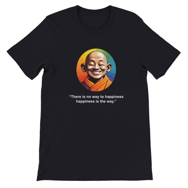 Zen Path to Bliss | Inspirational Monk T-Shirt 2