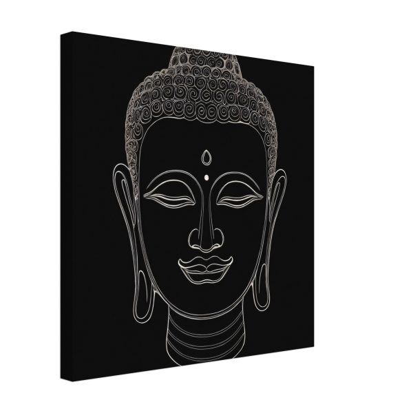 Monochrome Buddha Head Wall Art 14