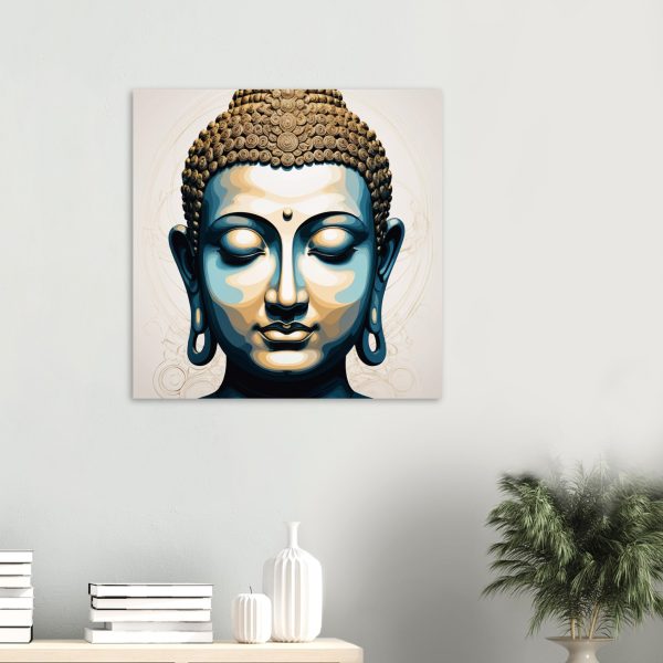 The Blue and Gold Buddha Wall Art 16