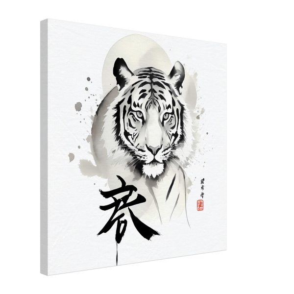 The Enigmatic Allure of the Zen Tiger Framed Poster 9