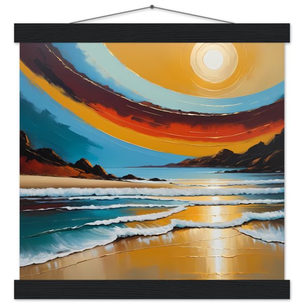 Coastal Serenity: Ocean Sunset Poster 4