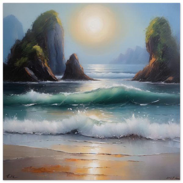 Harmony in Hues: Sunset Ocean Scene 4