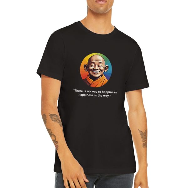 Zen Path to Bliss | Inspirational Monk T-Shirt 4