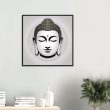 Buddha Mask Canvas Unveils Tranquil Elegance 39