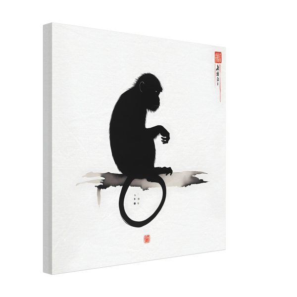 An Enigmatic Zen Monkey Print 2