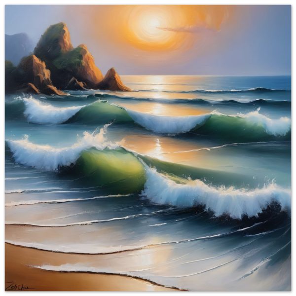 Tranquil Harmony of a Zen Ocean Scene 18