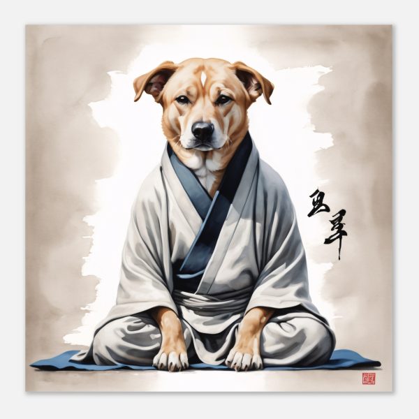 Elevate Your Space with Zen Dog Wall Art 13