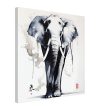 Harmony in Hues: The Majestic Zen Elephant Print 38