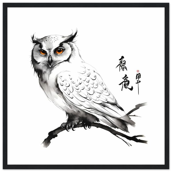 Exploring the Timeless Allure of the Chinese Zen Owl Print 6