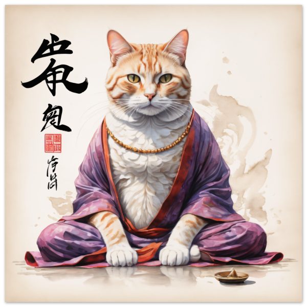 Zen Cat – A Tapestry of Beauty and Simplicity 17