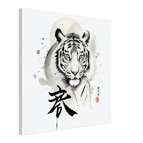The Enigmatic Allure of the Zen Tiger Framed Poster 15