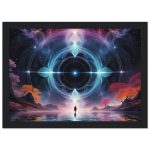 Zen Tranquility: Elevate Your Space with Cosmic Meditation Framed Poster 7