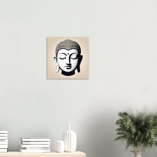 Zen Elegance: Buddha Swirls Poster 14