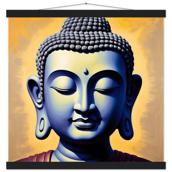 Serenity Canvas: Buddha Head Tranquility for Your Space 2