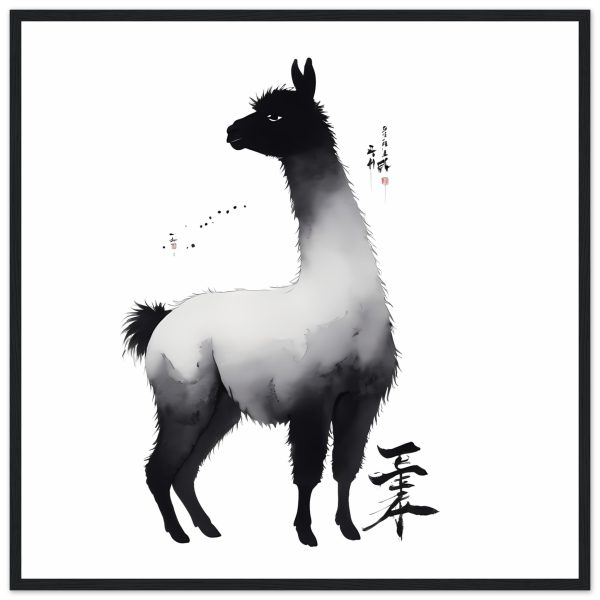 Unveiling Whimsical Elegance: The Llama in Japanese Artistry 6