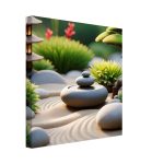 Harmony of Serenity: Zen Garden Canvas Art 6