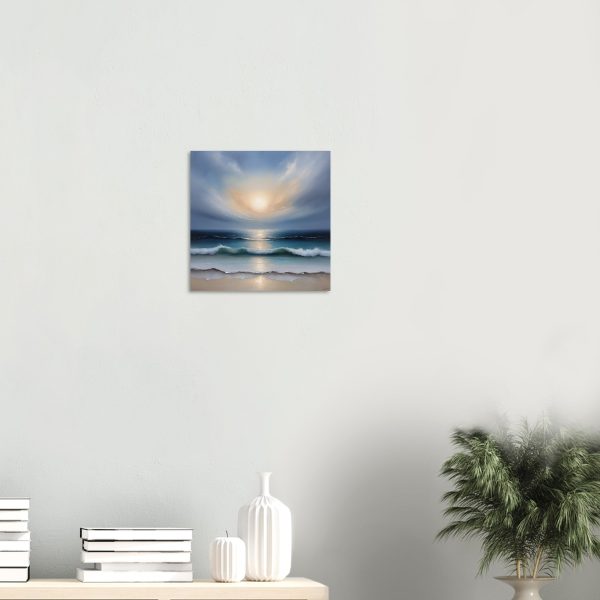 Harmony Unveiled: A Tranquil Seascape in Oils 15