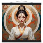 Elegant Tranquility: Traditional Japanese Poster & Hanger 5