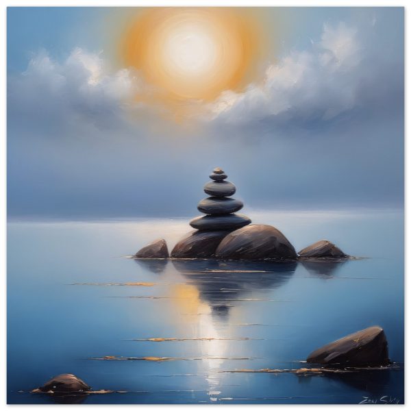 The Zen Harmony in Oil Painting Print 19
