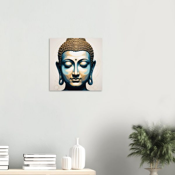The Blue and Gold Buddha Wall Art 10