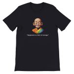 Embrace Courage and Find Happiness | Premium Unisex T-shirt 8