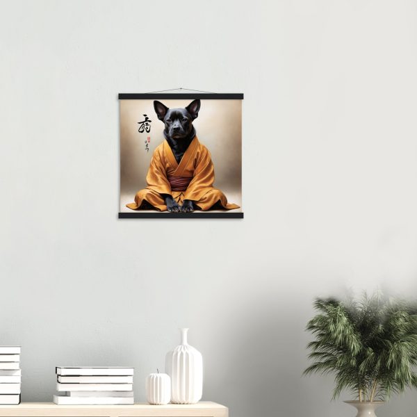 A Dog in Meditation: A Zen Wall Art 2