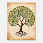 Vintage Charm: A Watercolour Tree of Life