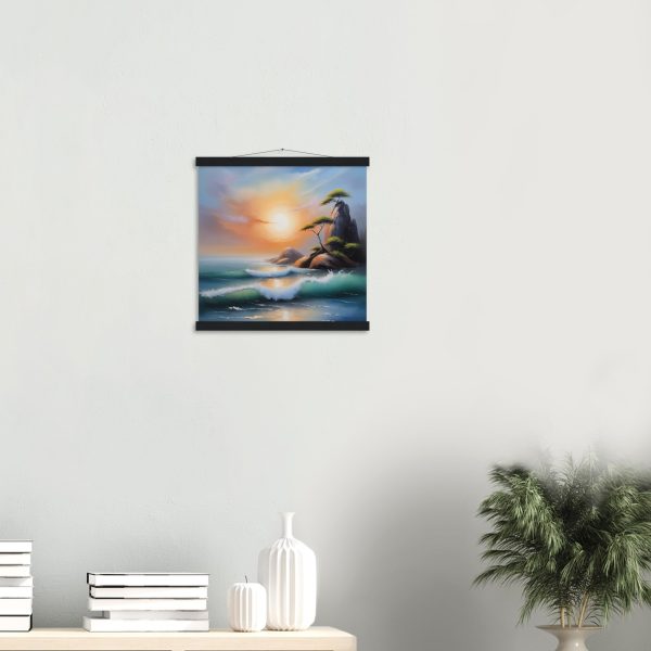 A Zen Seascape in Oil Painting Print 20