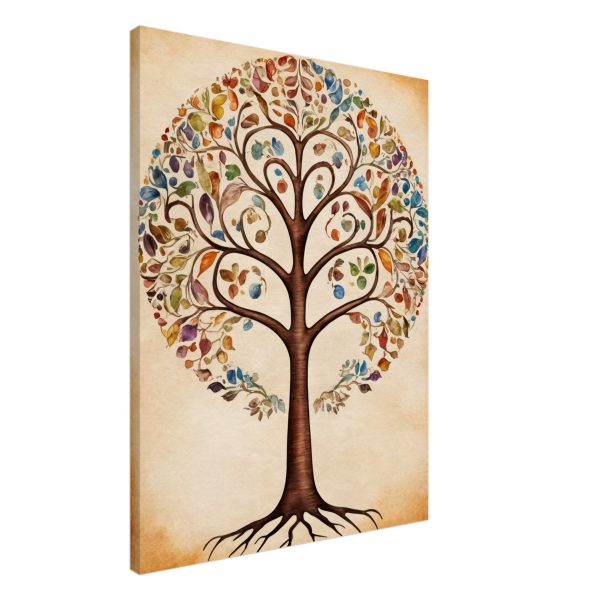 Colourful Harmony: A Watercolour Tree of Life 10