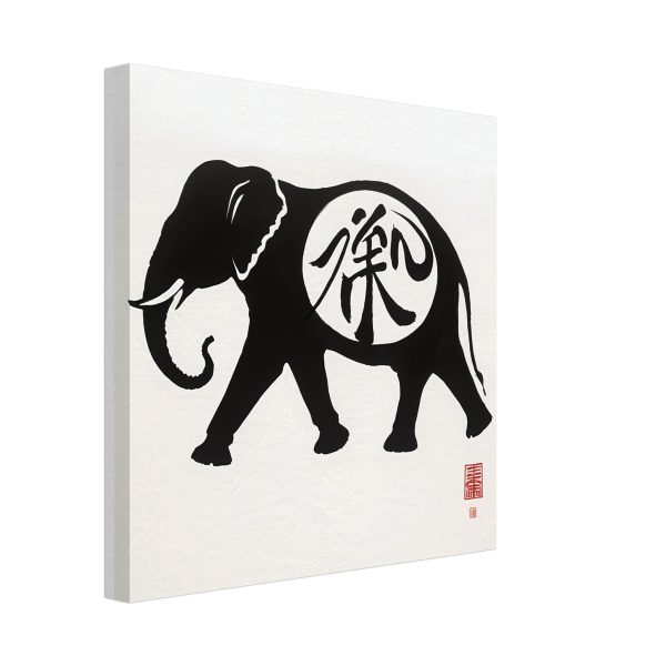 The Enigmatic Black Zen Elephant Silhouette 17