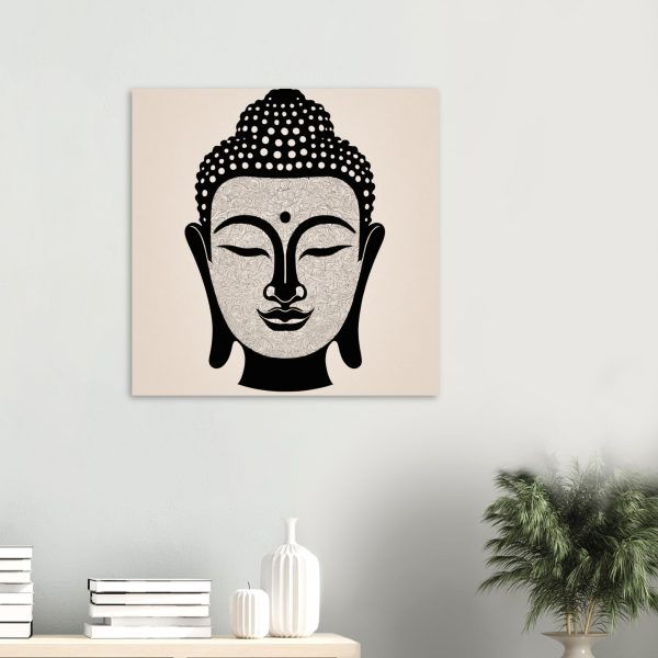 Buddha Head Silhouette Poster 9