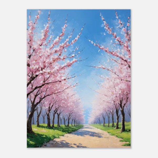 A Walk on a Pink Blossom Pathway 12