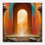 Archway to Tranquility – Zen Canvas Art