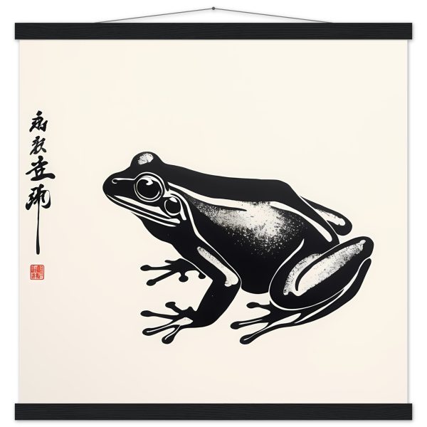 Zen Harmony: Unveiling the Enchanting Frog Print 7