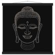 Monochrome Buddha Head Wall Art 35