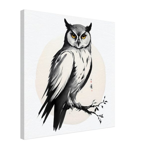 Exploring the Tranquil Realm of the Zen Owl Print 9