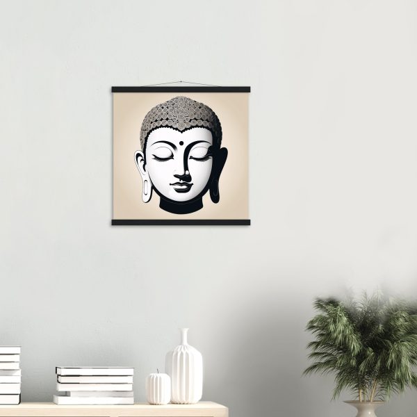 Zen Elegance: Buddha Swirls Poster 15