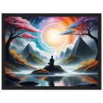 Zen Oasis: Elevate Your Space with a Tranquil Meditation Framed Poster 6