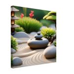 Harmony of Serenity: Zen Garden Canvas Art 5