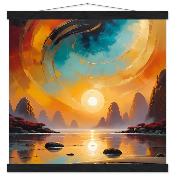 Majestic Zen Sunrise – Art for Serene Living Spaces 2