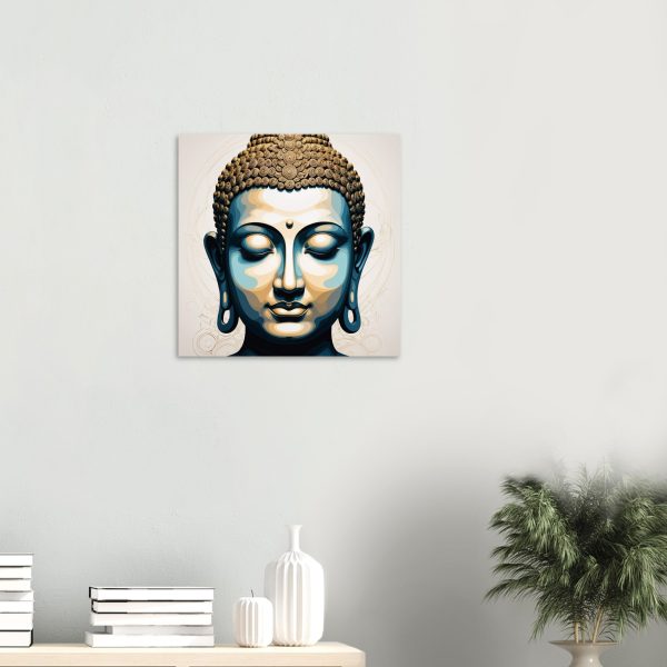 The Blue and Gold Buddha Wall Art 7