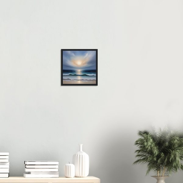 Harmony Unveiled: A Tranquil Seascape in Oils 4