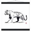 Monochrome Tiger Canvas Print 22