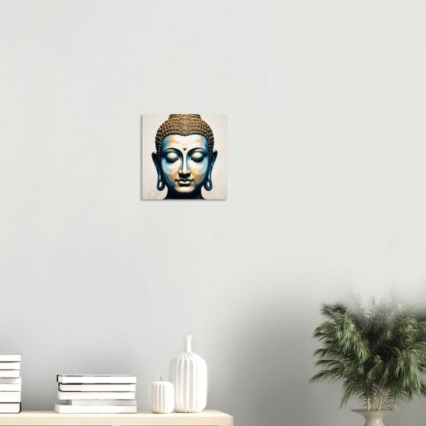 The Blue and Gold Buddha Wall Art 3