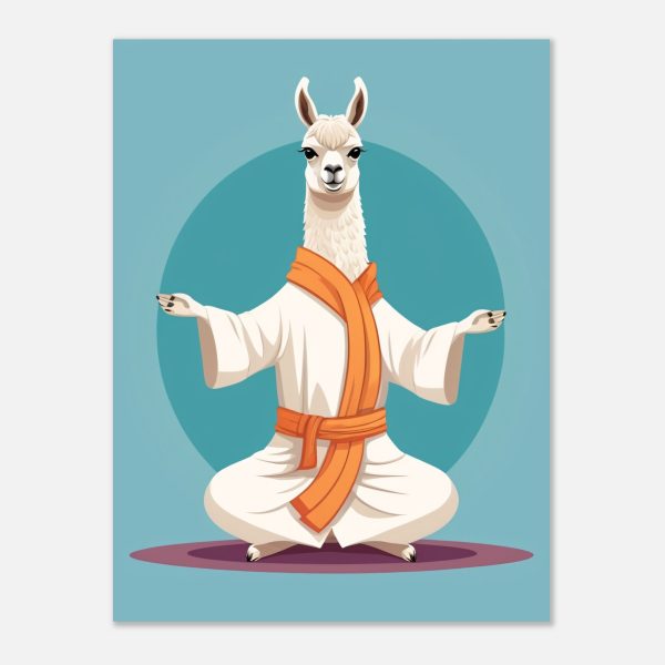 Namaste, Llama: Playful and Peaceful Yoga Poster 7