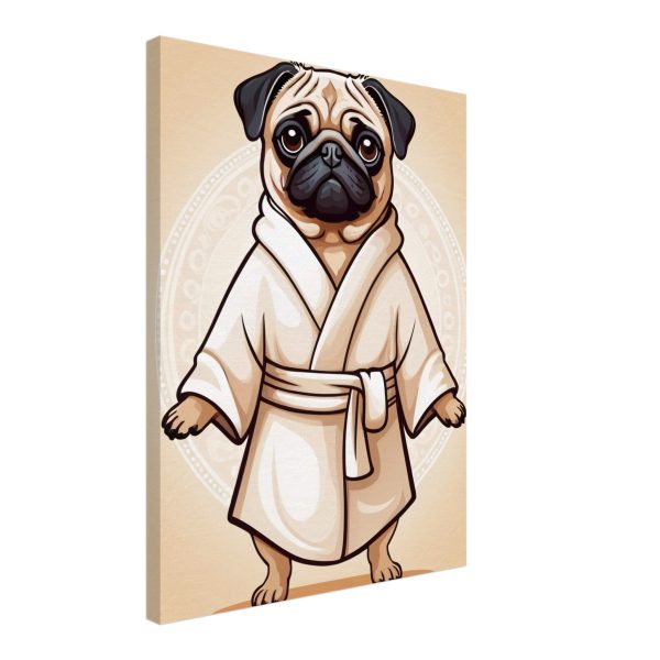 Yoga Pug Image: A Relaxing and Adorable Artwork 12