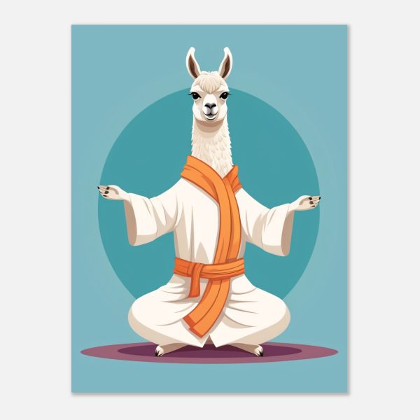 Namaste, Llama: Playful and Peaceful Yoga Poster 13